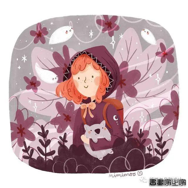 插画丨超可爱的插画，造型设计简单大方，充满了少女的童趣感-63.jpg