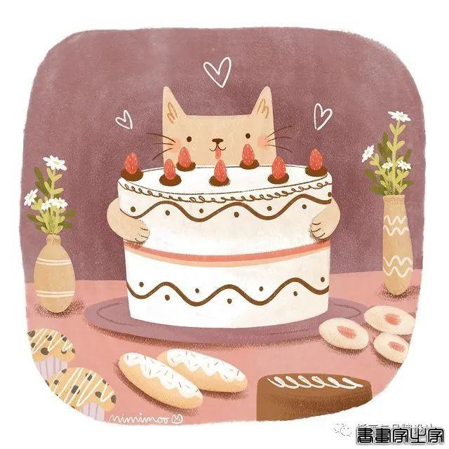 插画丨超可爱的插画，造型设计简单大方，充满了少女的童趣感-75.jpg