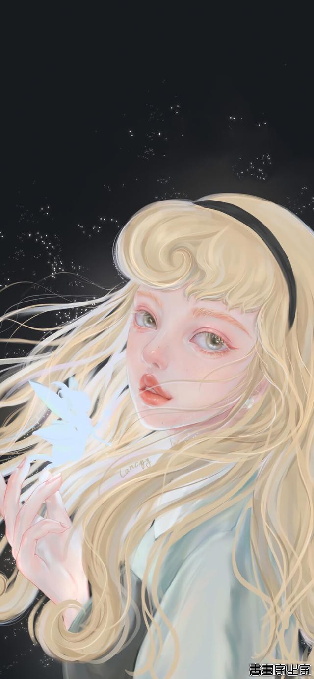 卡通动漫壁纸，迪士尼公主头像插画-7.jpg