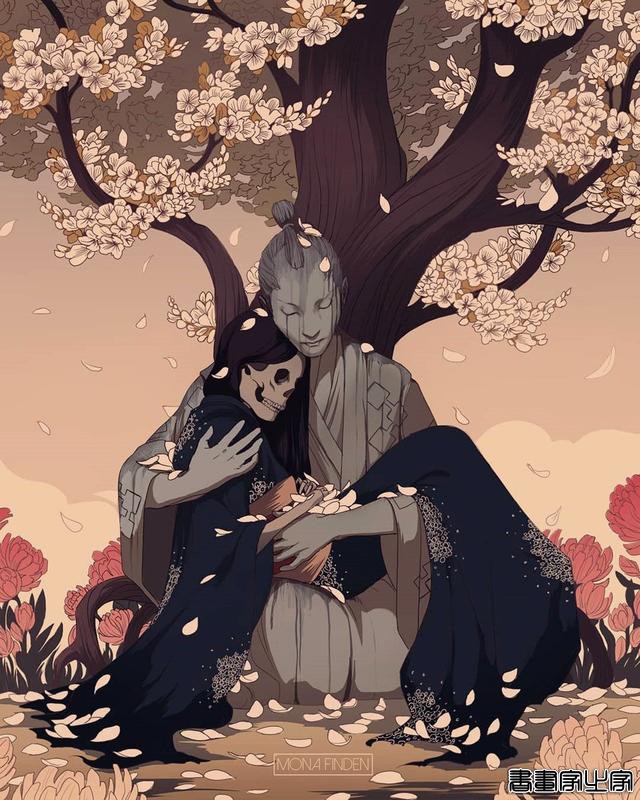 相当独特非常具有艺术性，充满浓郁装饰画风格的插画作品欣赏-16.jpg
