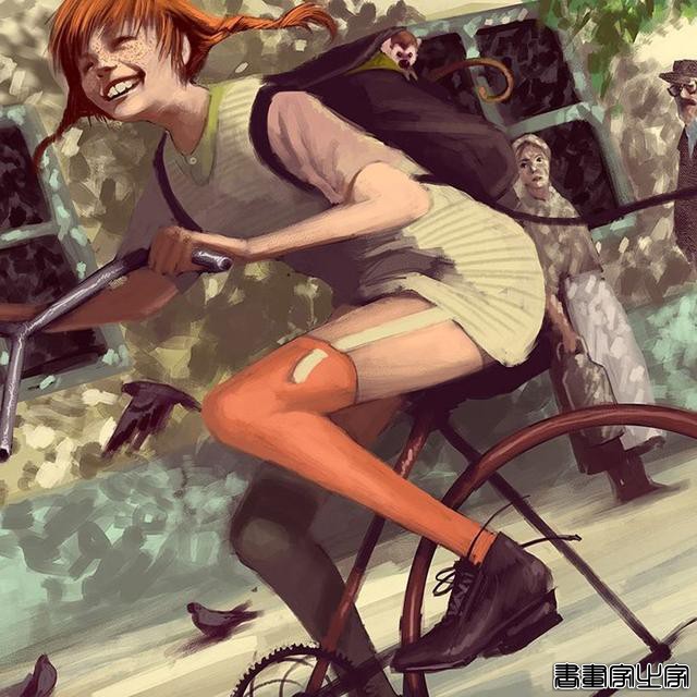 相当独特非常具有艺术性，充满浓郁装饰画风格的插画作品欣赏-35.jpg