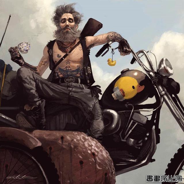 相当独特非常具有艺术性，充满浓郁装饰画风格的插画作品欣赏-37.jpg