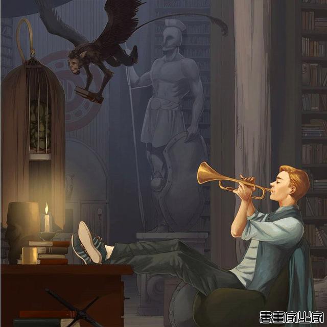 相当独特非常具有艺术性，充满浓郁装饰画风格的插画作品欣赏-41.jpg