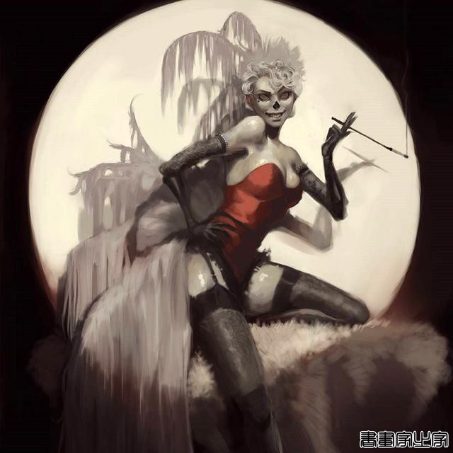 相当独特非常具有艺术性，充满浓郁装饰画风格的插画作品欣赏-49.jpg
