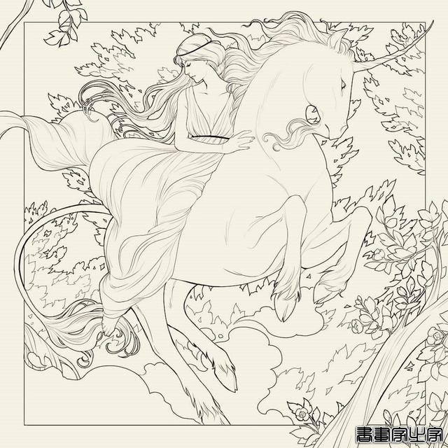 相当独特非常具有艺术性，充满浓郁装饰画风格的插画作品欣赏-55.jpg