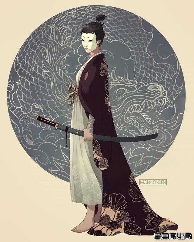 相当独特非常具有艺术性，充满浓郁装饰画风格的插画作品欣赏-57.jpg