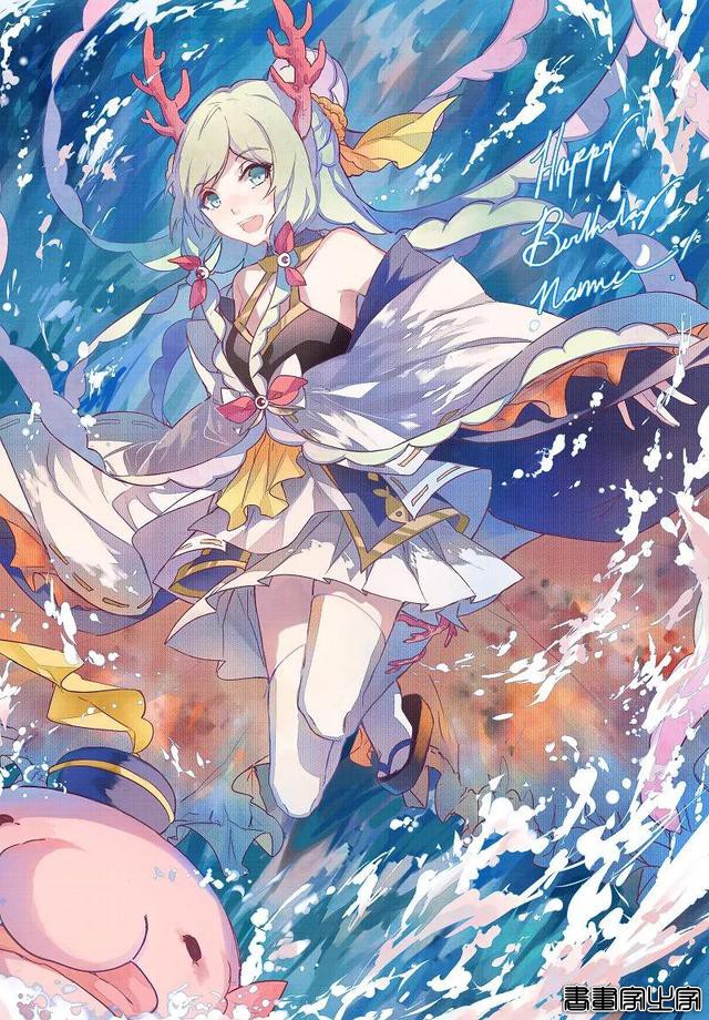 插画欣赏｜风格迥异的少女们，有多少是来自你所喜欢的世界-9.jpg