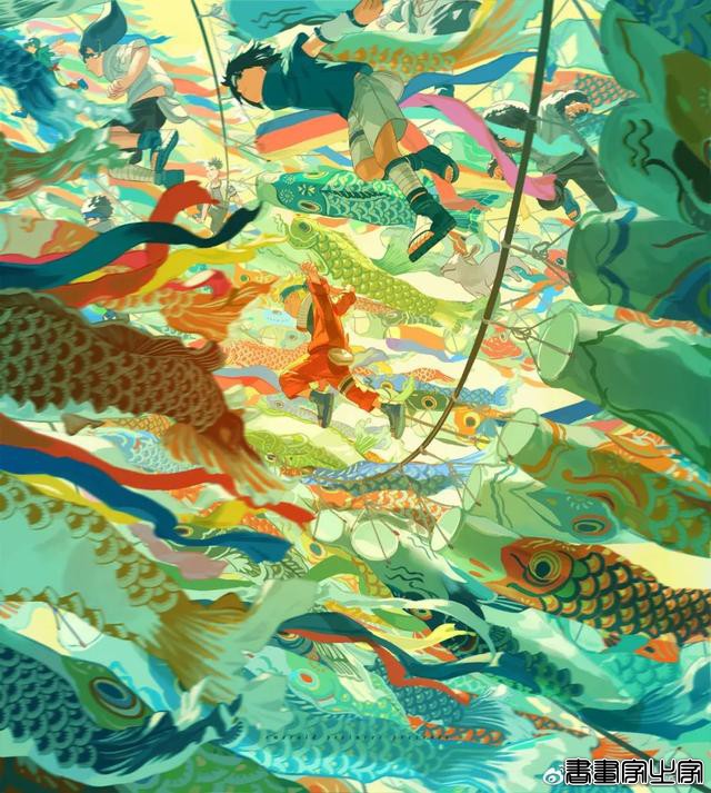 国人插画师 @emmmerald_ 笔下的火影同人插画作品（壁纸）-12.jpg
