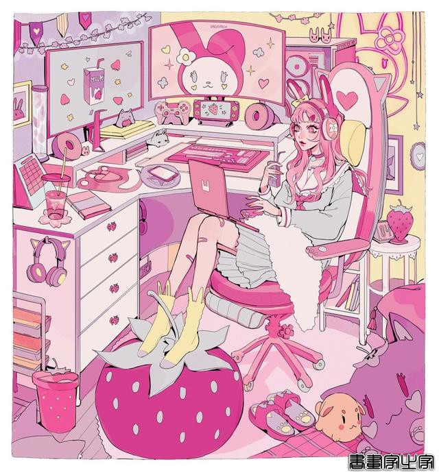 艺术家vacuumchan人物插画设计作品-24.jpg