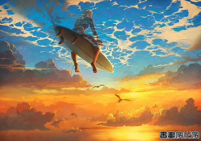 一组奇幻插画作品，每一幅画都洋溢着天马行空的想象力-5.jpg