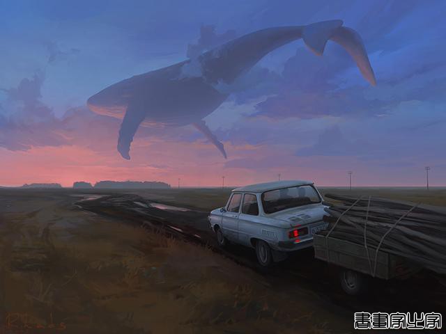 一组奇幻插画作品，每一幅画都洋溢着天马行空的想象力-6.jpg