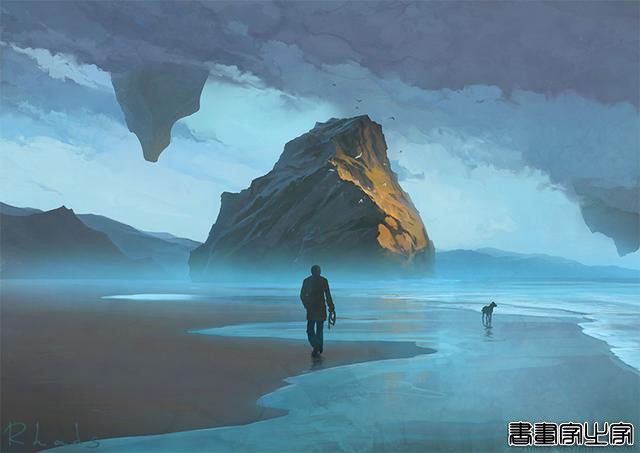 一组奇幻插画作品，每一幅画都洋溢着天马行空的想象力-9.jpg