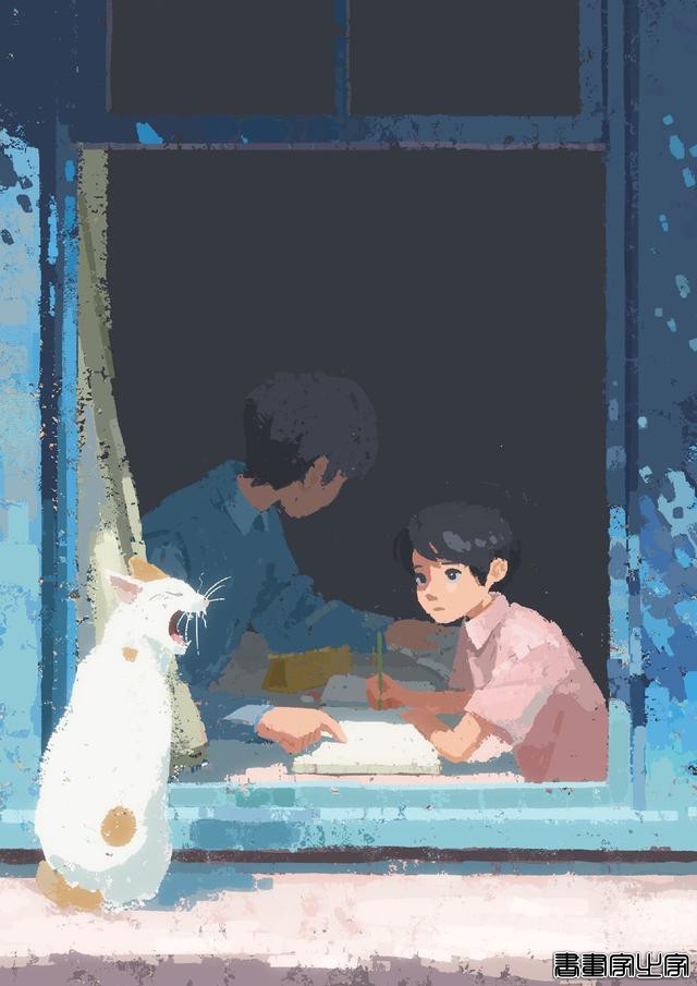 唯美的日系风格插画，淡雅的色彩绘制出有关青春的时光-6.jpg