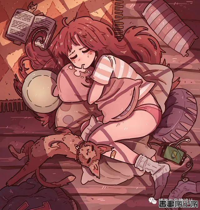 插画丨插画师笔下奇异的世界，充满了幻想和创意的插画，场景和构图设计都十分有趣-5.jpg