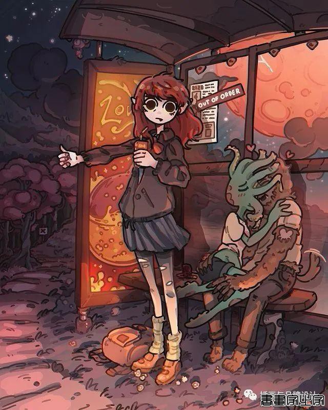 插画丨插画师笔下奇异的世界，充满了幻想和创意的插画，场景和构图设计都十分有趣-7.jpg