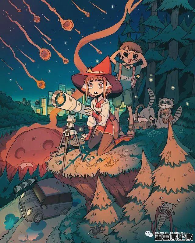 插画丨插画师笔下奇异的世界，充满了幻想和创意的插画，场景和构图设计都十分有趣-31.jpg