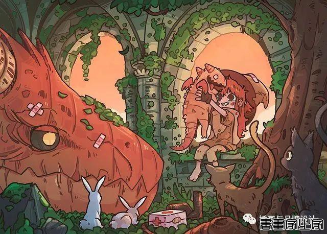 插画丨插画师笔下奇异的世界，充满了幻想和创意的插画，场景和构图设计都十分有趣-44.jpg