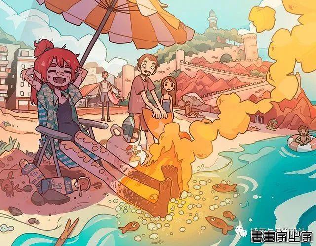插画丨插画师笔下奇异的世界，充满了幻想和创意的插画，场景和构图设计都十分有趣-49.jpg