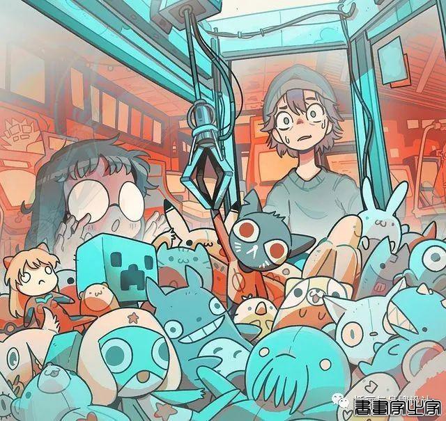 插画丨插画师笔下奇异的世界，充满了幻想和创意的插画，场景和构图设计都十分有趣-53.jpg