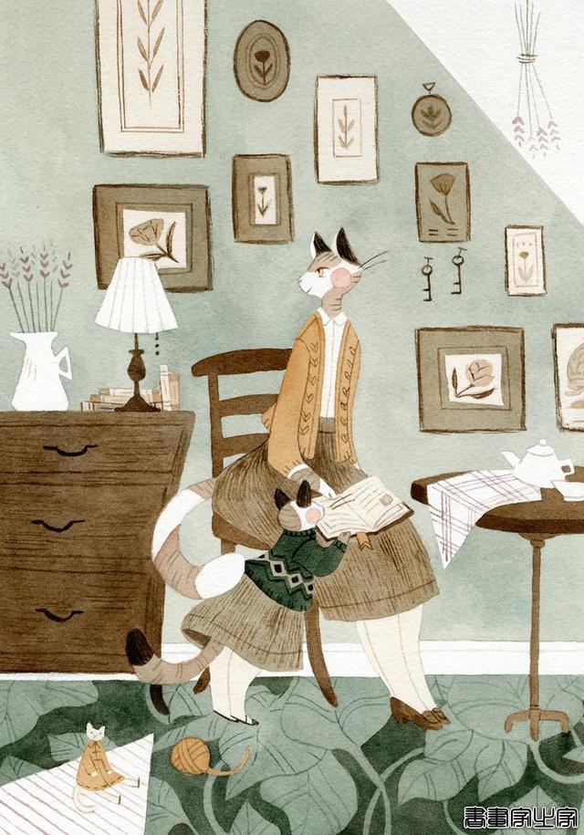 细腻柔和的水彩！Vanessa Gillings充满童趣的插画作品-12.jpg