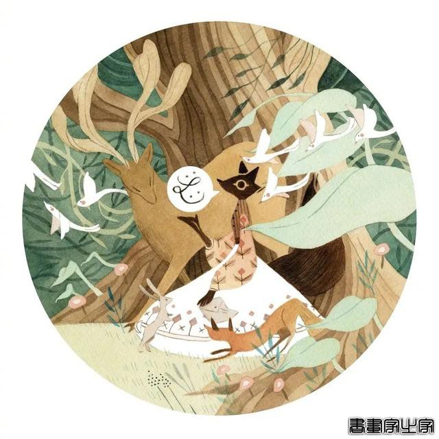 细腻柔和的水彩！Vanessa Gillings充满童趣的插画作品-17.jpg