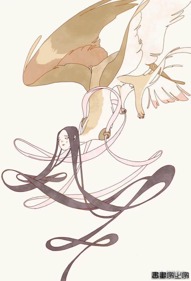 唯美的人头兽身插画-9.jpg