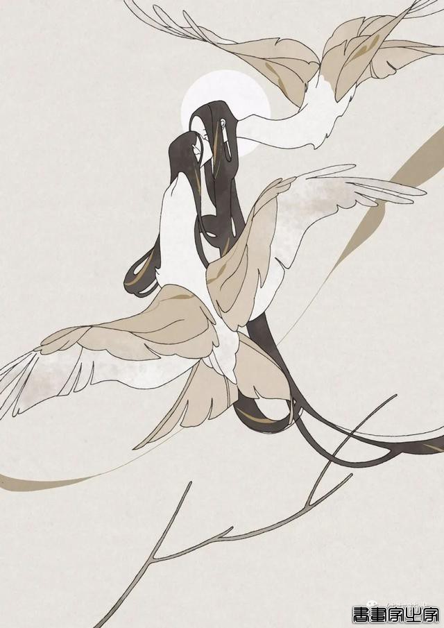 唯美的人头兽身插画-15.jpg