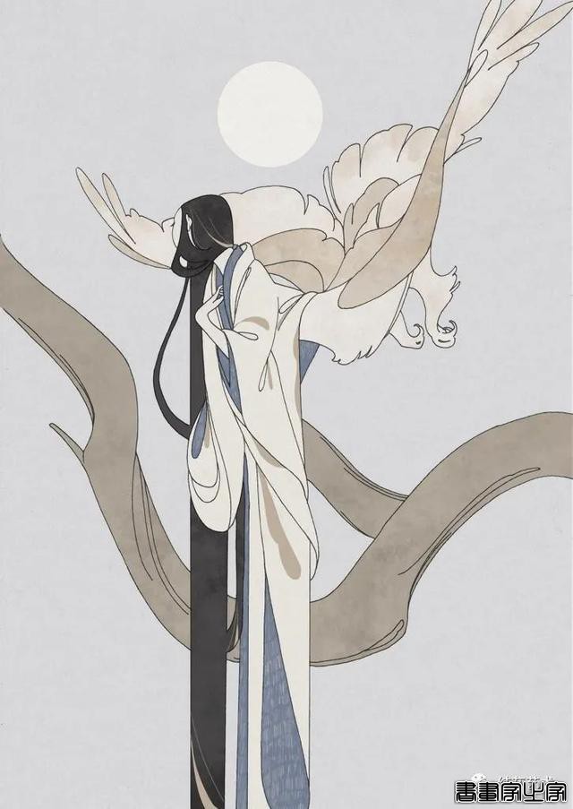 唯美的人头兽身插画-22.jpg
