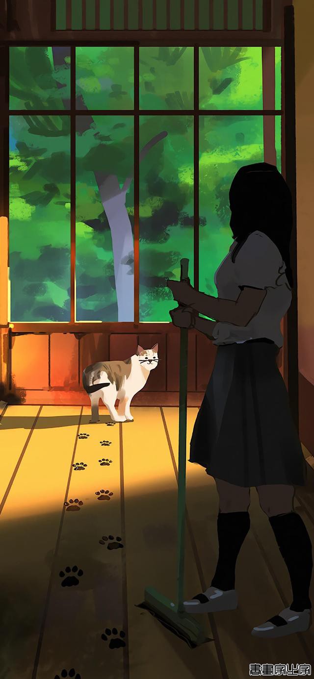 「壁纸」生活温暖场景插画，太治愈了-5.jpg