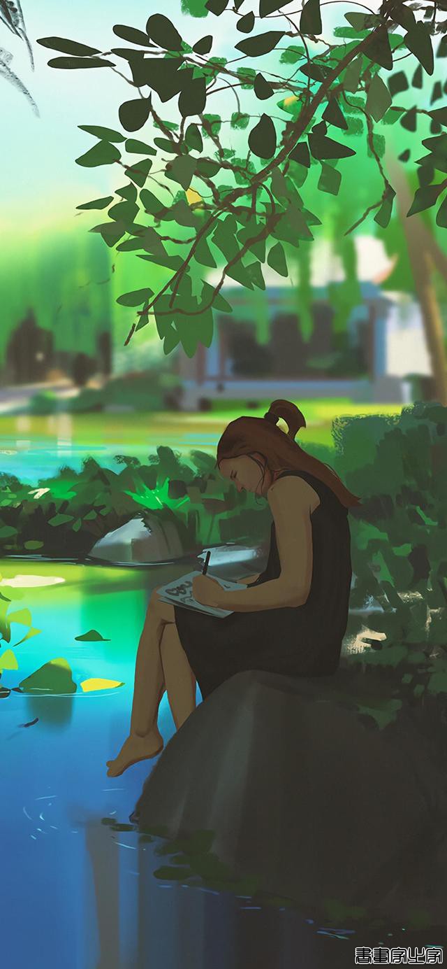 「壁纸」生活温暖场景插画，太治愈了-4.jpg