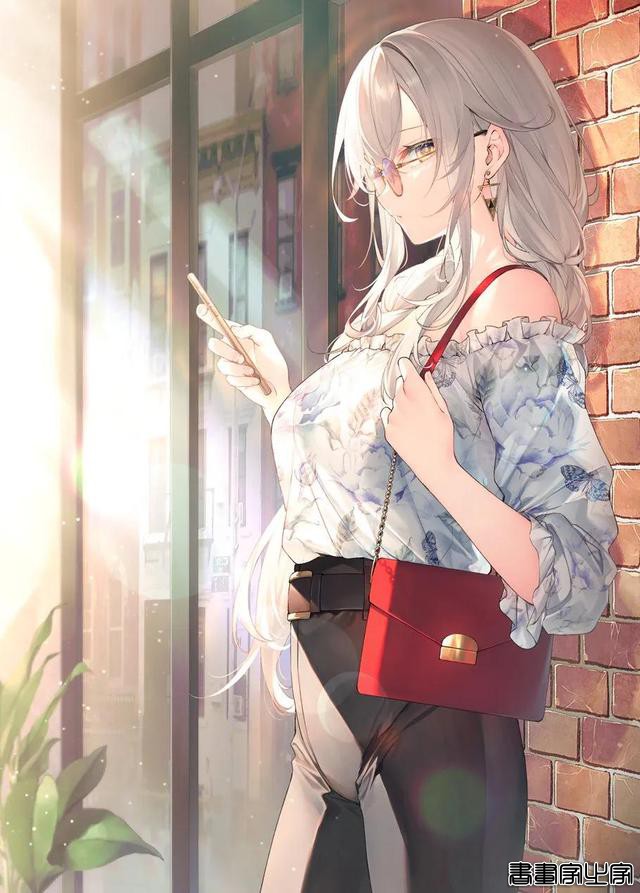 唯美人物插画作品欣赏#青春女孩#-5.jpg