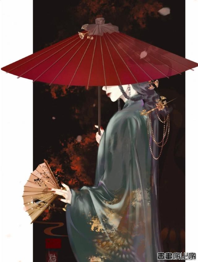 古风插画｜穿汉服的小姐姐 #头像##壁纸##古风#-9.jpg