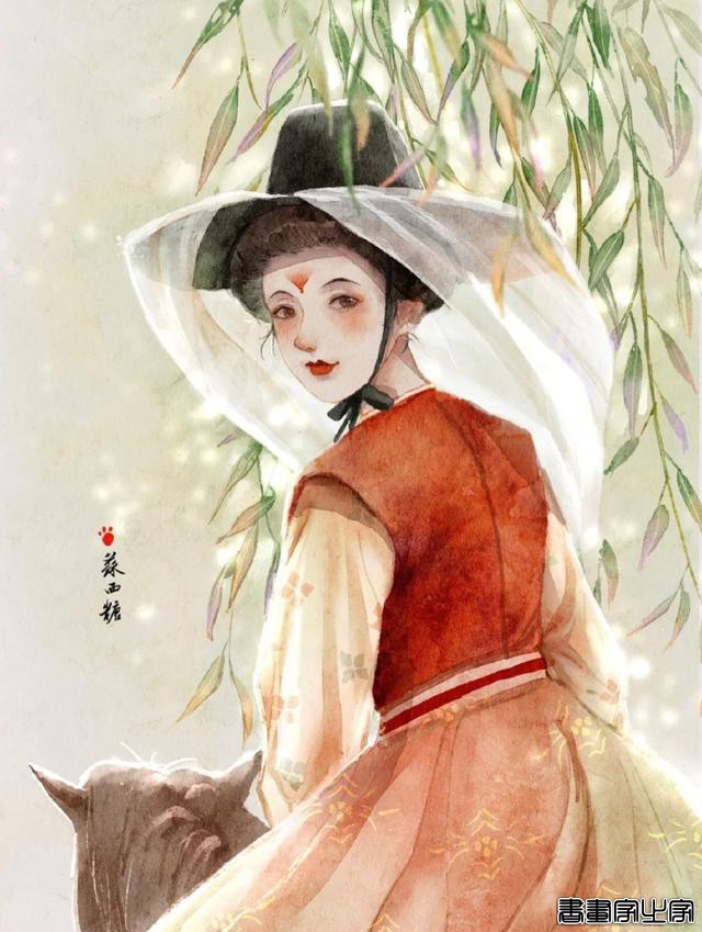 古风插画欣赏来啦#古风##插画##壁纸##水彩##中国元素# ????-4.jpg