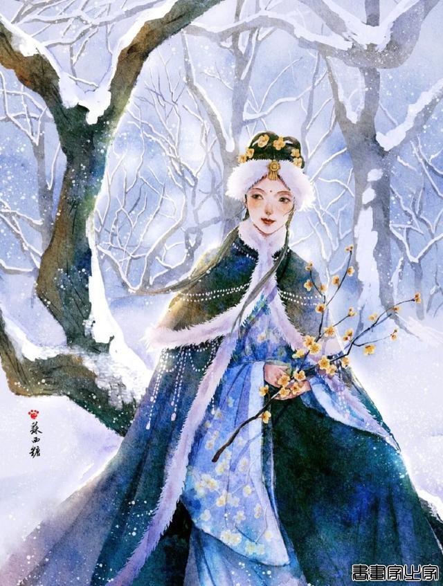 古风插画欣赏来啦#古风##插画##壁纸##水彩##中国元素# ????-9.jpg