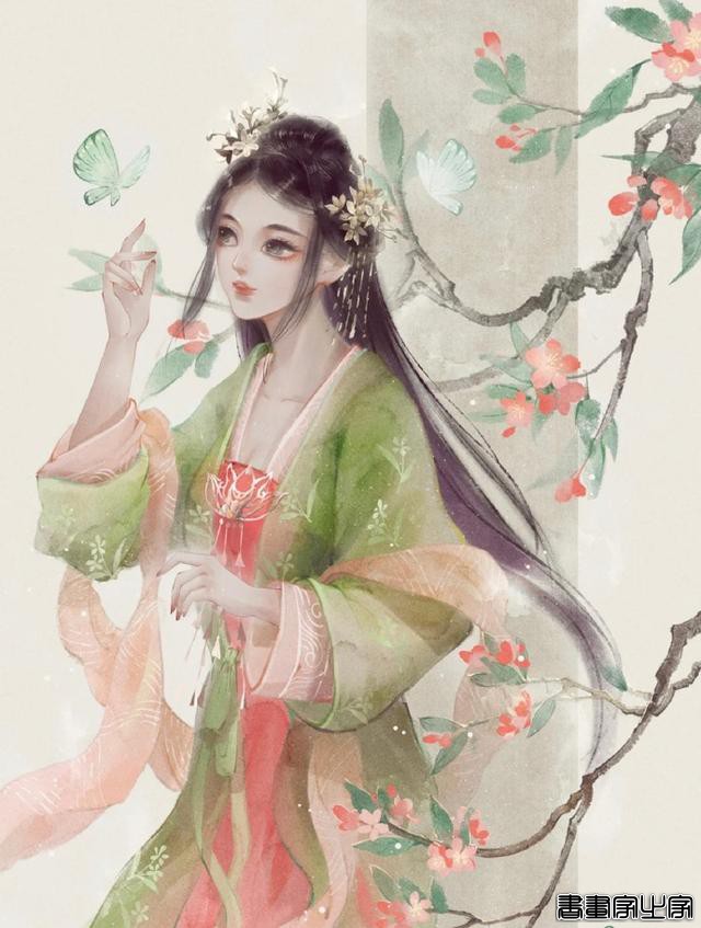 古风插画欣赏来啦#古风##插画##壁纸##水彩##中国元素# ????-7.jpg