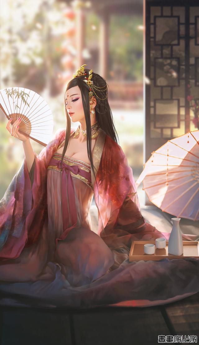 分享cai Dong Yan中国画师非常迷人的人物插画作品-7.jpg