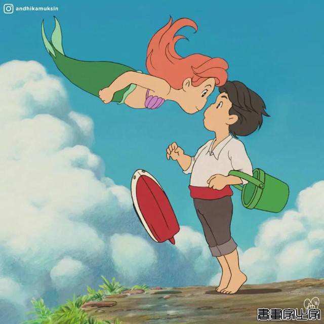 迪士尼公主，宫崎骏联动，插画师：Andhika Muksin-4.jpg