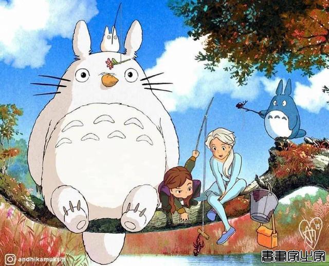 迪士尼公主，宫崎骏联动，插画师：Andhika Muksin-6.jpg