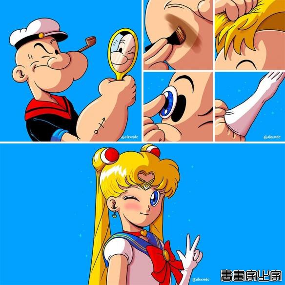 童年再度崩坏！10张艺术家恶搞插画：小智吃掉皮卡丘-9.jpg