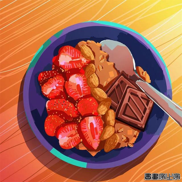 一组治愈系餐饮插画创意-11.jpg