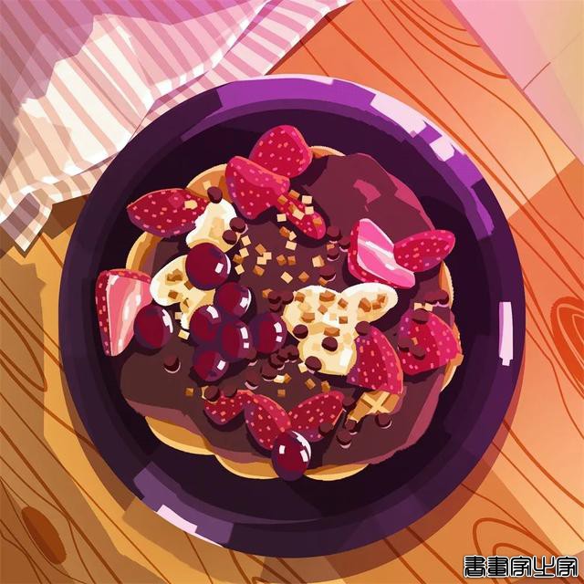 一组治愈系餐饮插画创意-13.jpg