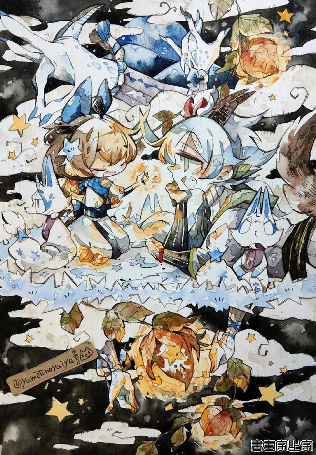 插画欣赏｜一组色彩缤纷的水彩人物画，辣么好看还不进来看-4.jpg