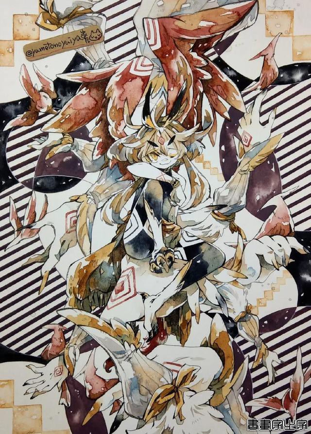 插画欣赏｜一组色彩缤纷的水彩人物画，辣么好看还不进来看-9.jpg