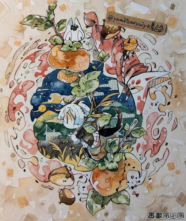 插画欣赏｜一组色彩缤纷的水彩人物画，辣么好看还不进来看-13.jpg