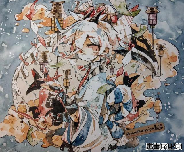 插画欣赏｜一组色彩缤纷的水彩人物画，辣么好看还不进来看-17.jpg