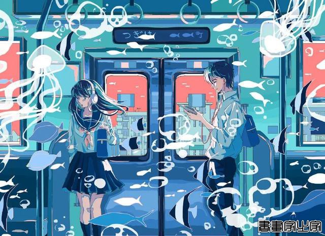 日本插画师いちこ?飴笔下关于学生时代的幻想插画作品（壁纸）-4.jpg