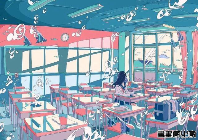 日本插画师いちこ?飴笔下关于学生时代的幻想插画作品（壁纸）-13.jpg