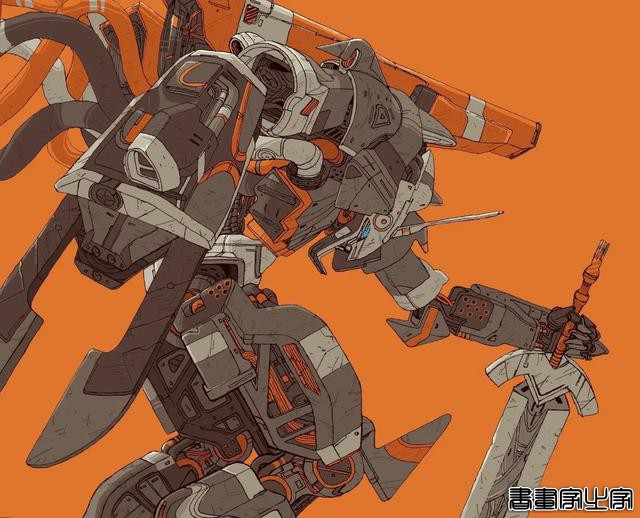 酷?！！机甲主题插画作品分享-6.jpg