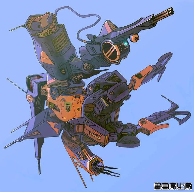 酷?！！机甲主题插画作品分享-7.jpg