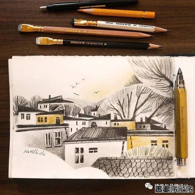 手绘丨颜色超好看的水彩插画，可爱至极的笔触勾勒出生活最自然丰富的景致-24.jpg